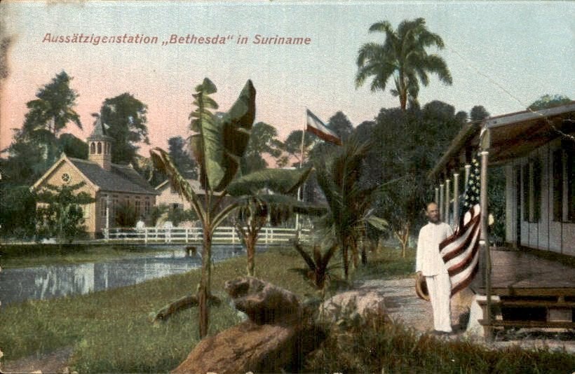 Suriname - Bethesda - 1910, Ophalen of Verzenden, Voor 1920, Ongelopen, Noord-Holland