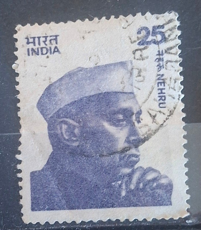 Postzegel - India - Gestempeld - (B2-P10) (W55), Ophalen of Verzenden, Gestempeld, Zuid-Azië