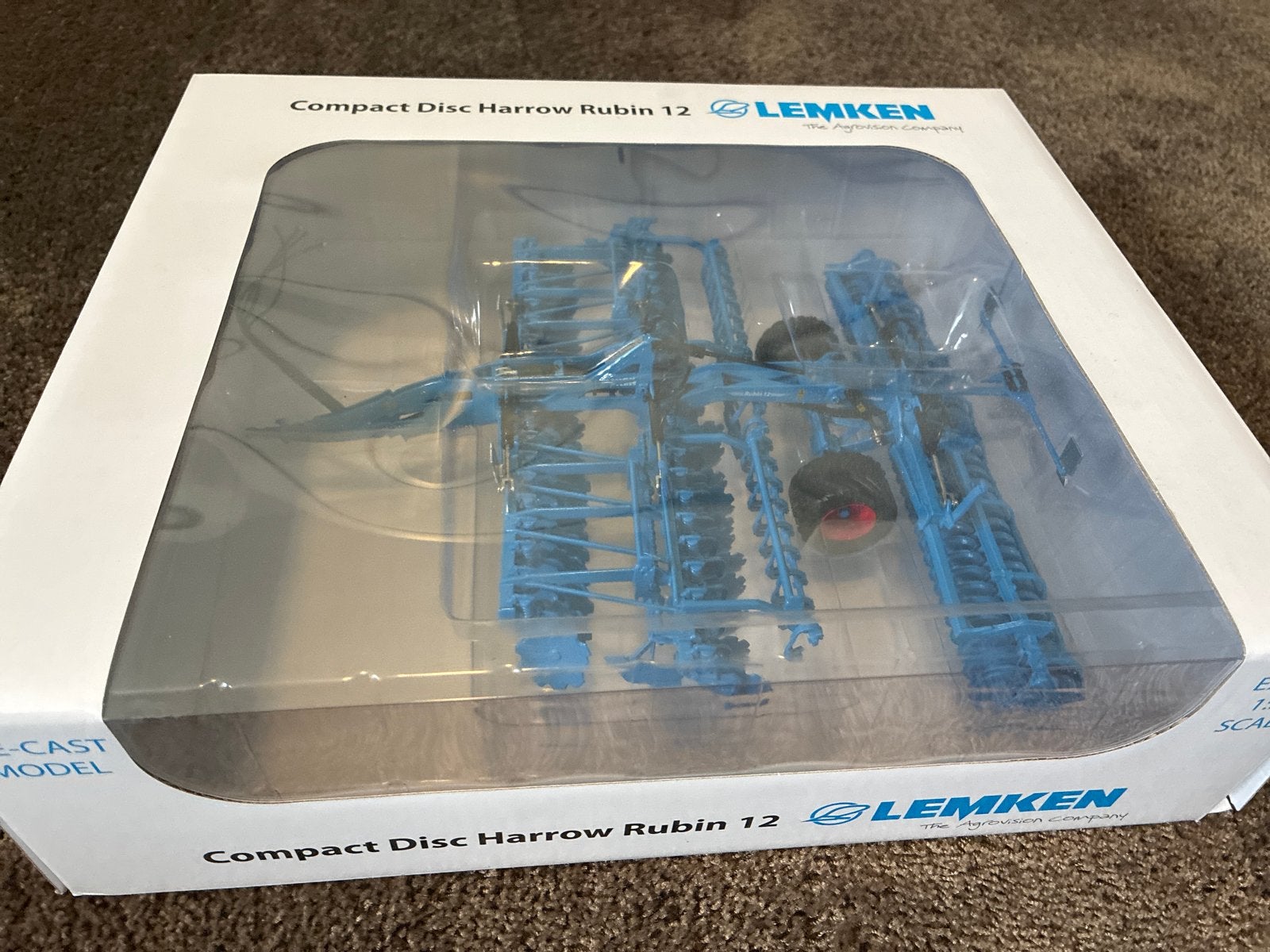Lemken Rubin 12 schijveneg 1:32 - Nieuw in doos, Ophalen of Verzenden, Nieuw, Tractor of Landbouw, Overige merken