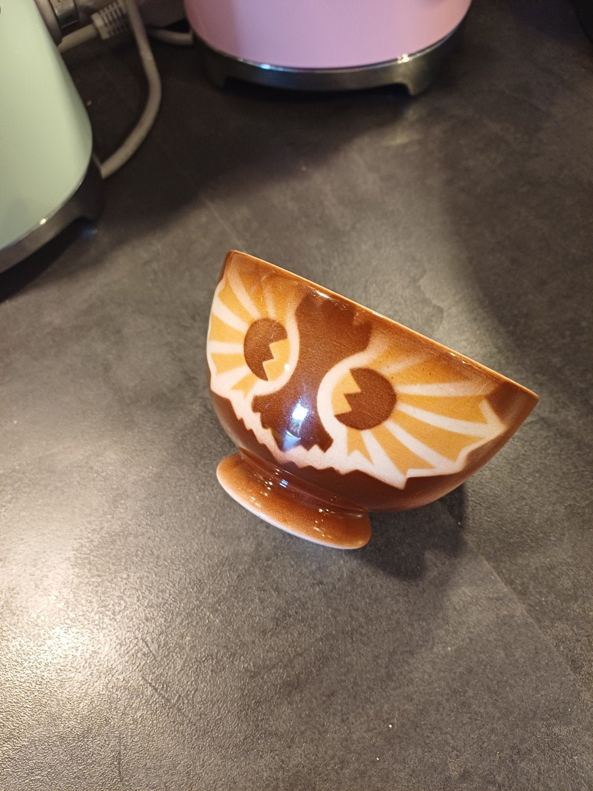 Mooie brocante Franse vintage Spoelkom bijzonder decor, Verzenden