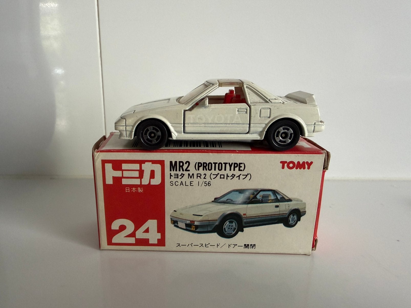 Tomica Toyota mr2, Ophalen, Zo goed als nieuw, Auto, Overige merken