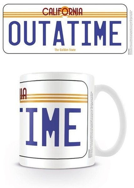 Back to the Future OUTATIME Mok, Overige merken, Keramiek, Nieuw, Mok