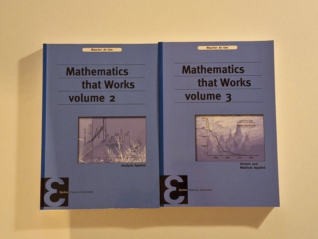 Mathematics that Works – Volume 2 & 3 (Marten de Gee), Ophalen, Beta, Nieuw, WO