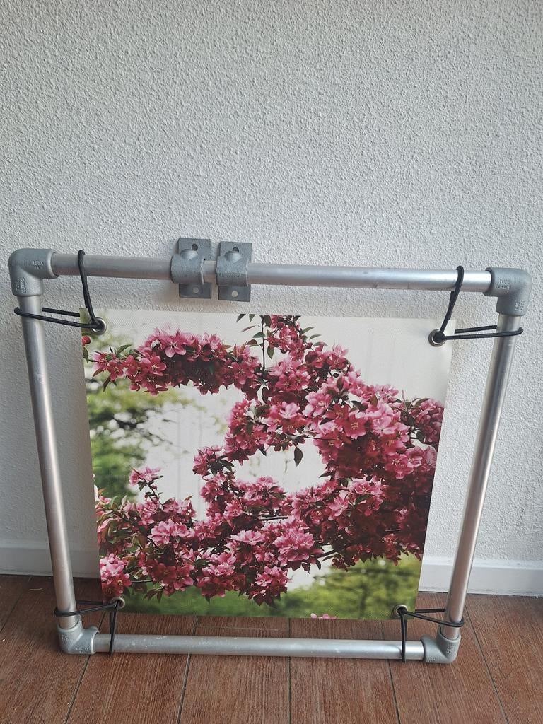 Spandoek frame met doek - 60x60cm, Ophalen