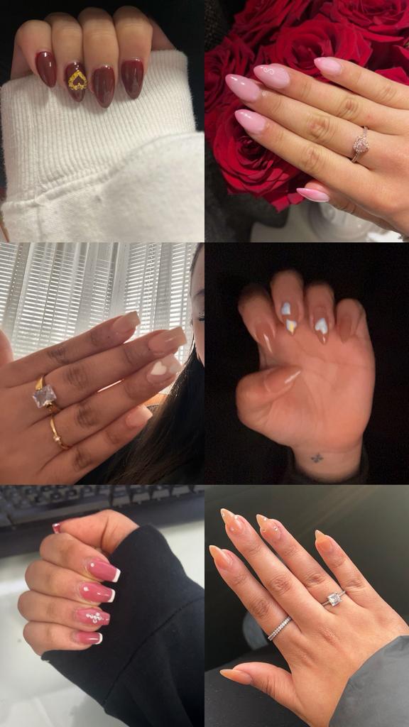 Hand made press on nails, Ophalen of Verzenden, Zo goed als nieuw, Handen en Nagels