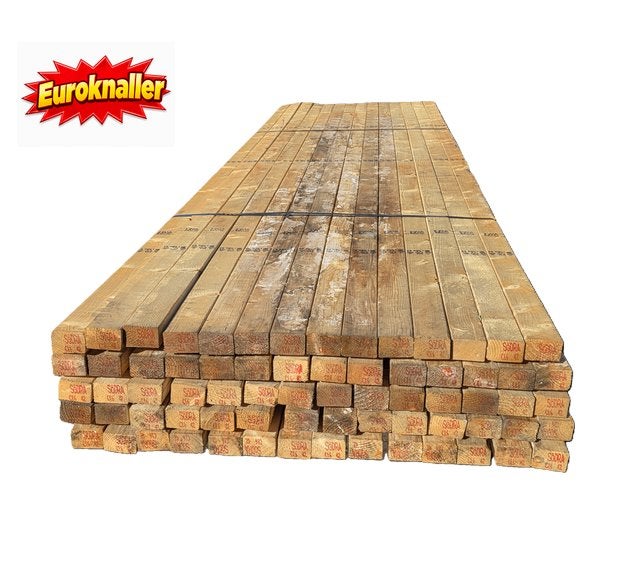 Euroknaller / balkhout geschaafd 45x70 mm € 1,- per meter