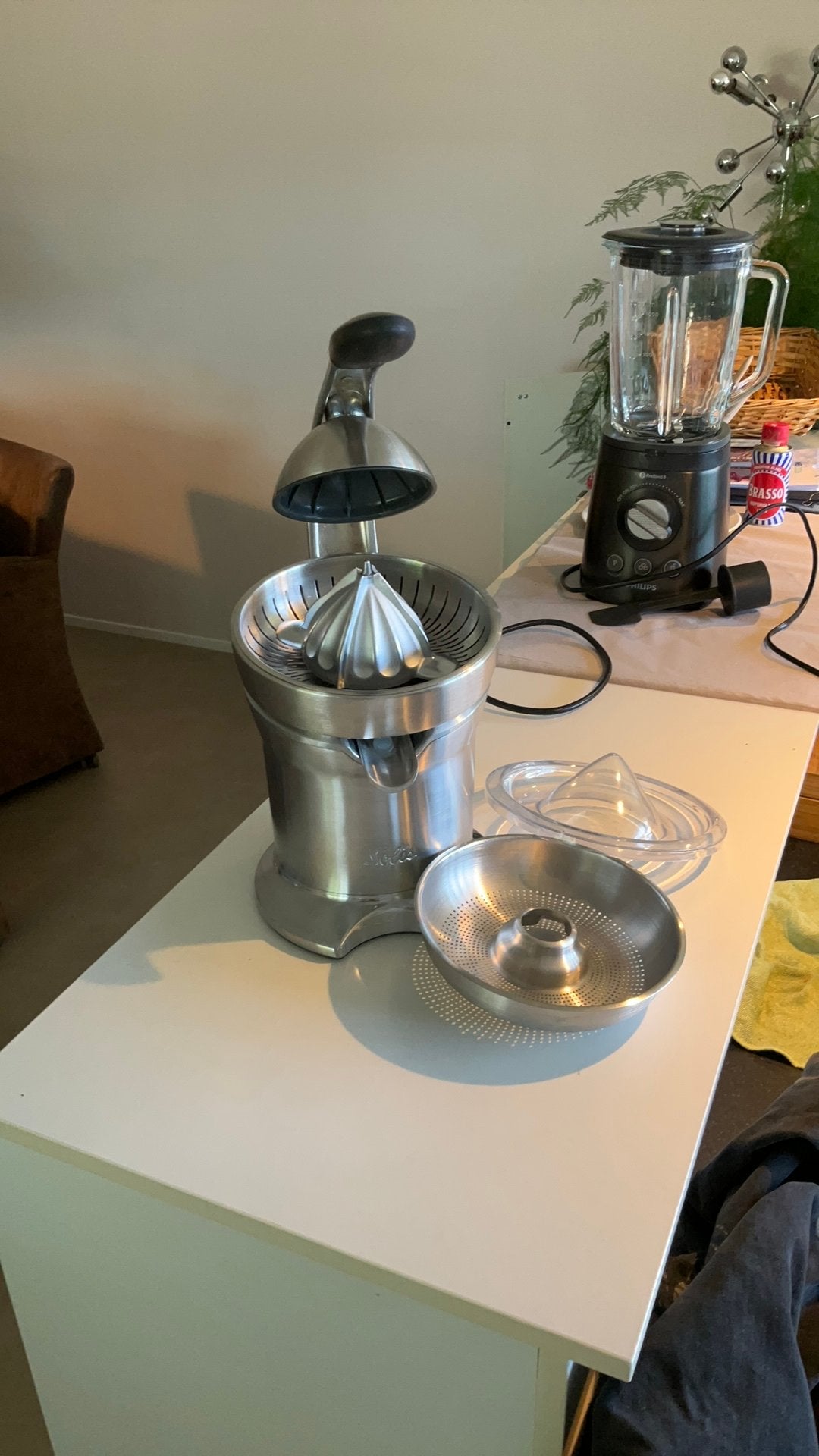 Solis citruspers type 845, Witgoed en Apparatuur, Juicers, Ophalen, Zo goed als nieuw, Citruspers