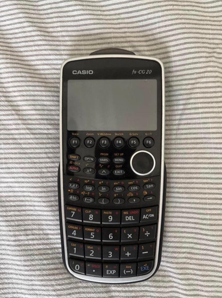 Casio fx-CG20 grafische rekenmachine, Ophalen of Verzenden, Grafische rekenmachine, Zo goed als nieuw