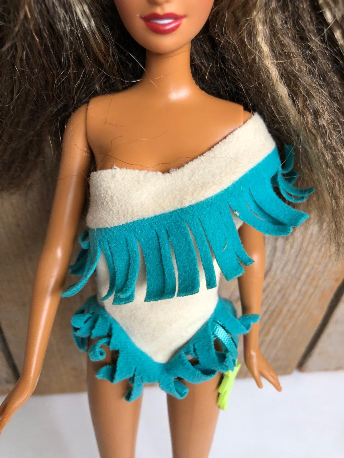 Indianen pocahontas outfit, Ophalen of Verzenden, Zo goed als nieuw, Barbie