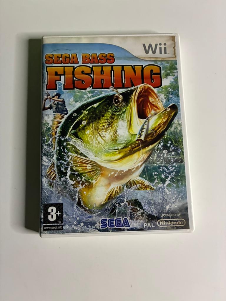 Sega Bass Fishing - Nintendo Wii (Zo goed als nieuw), Overige genres, 1 speler, Ophalen of Verzenden, Zo goed als nieuw