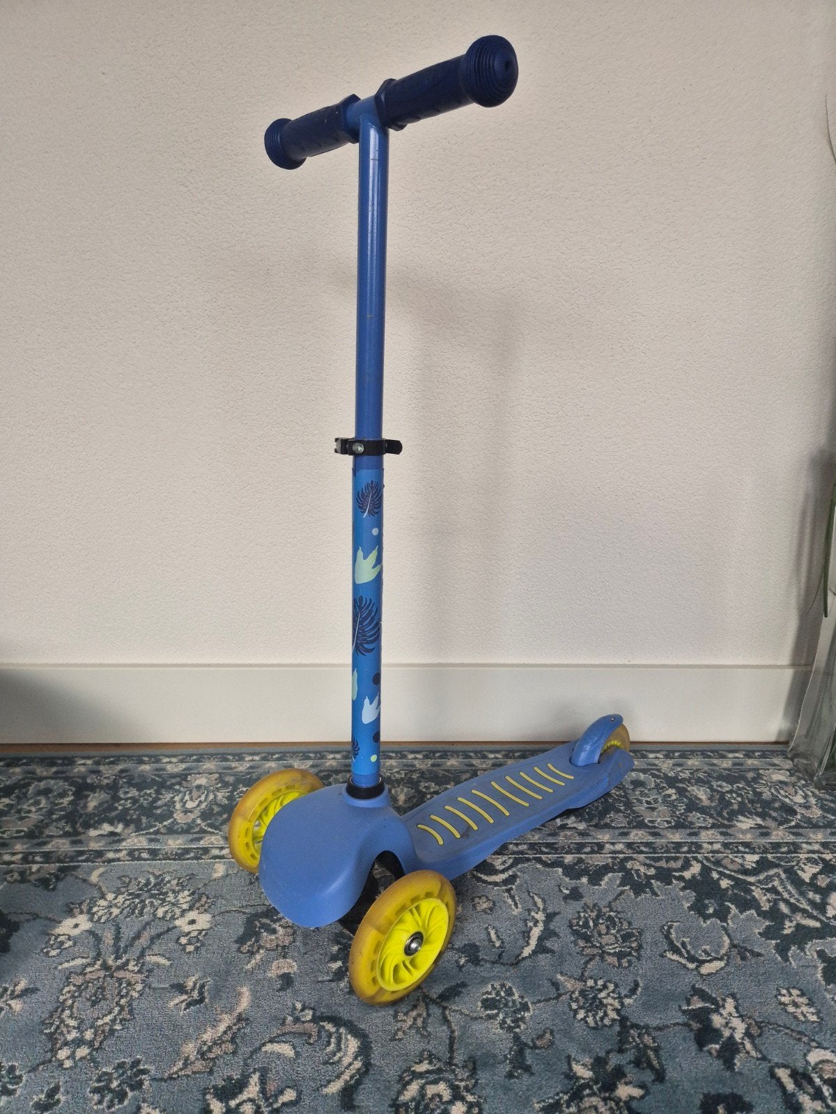 Blauwe kinderstep met 3 wielen, Ophalen, Gebruikt, Gewone step, Onbekend