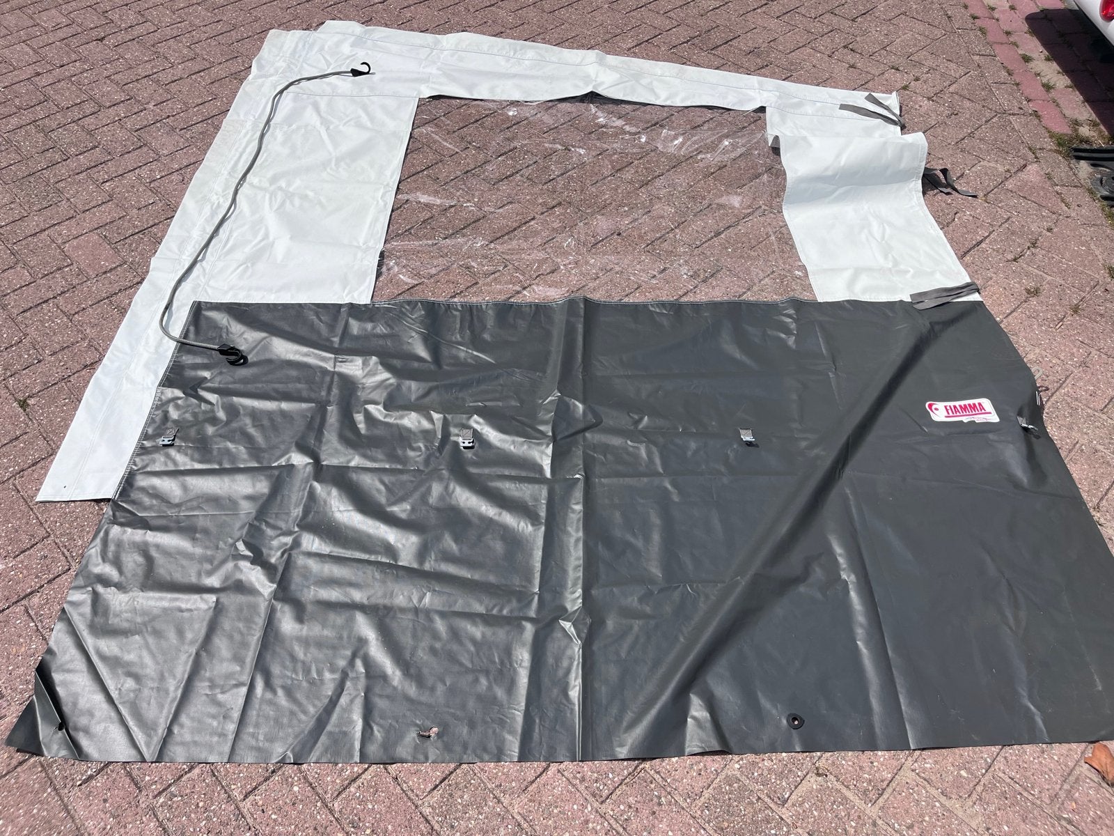 Fiamma zijwand voor luifel, Caravans en Kamperen, Caravan accessoires, Ophalen of Verzenden, Gebruikt