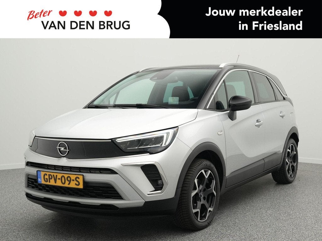 Opel Crossland 1.2 Turbo Ultimate 131 PK Automaat | LED | Ac, Auto's, Opel, 840 kg, Gebruikt, 1199 cc, Automatische klimaatregeling