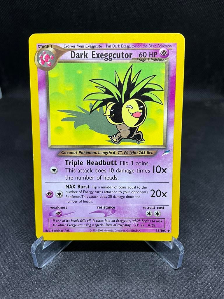 Dark exeggutor nde 33, Ophalen of Verzenden, Zo goed als nieuw