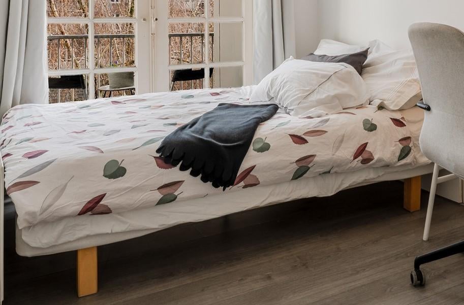 IKEA Sultan boxspring bed (140x200), Ophalen, Gebruikt, Tweepersoons, 140 cm