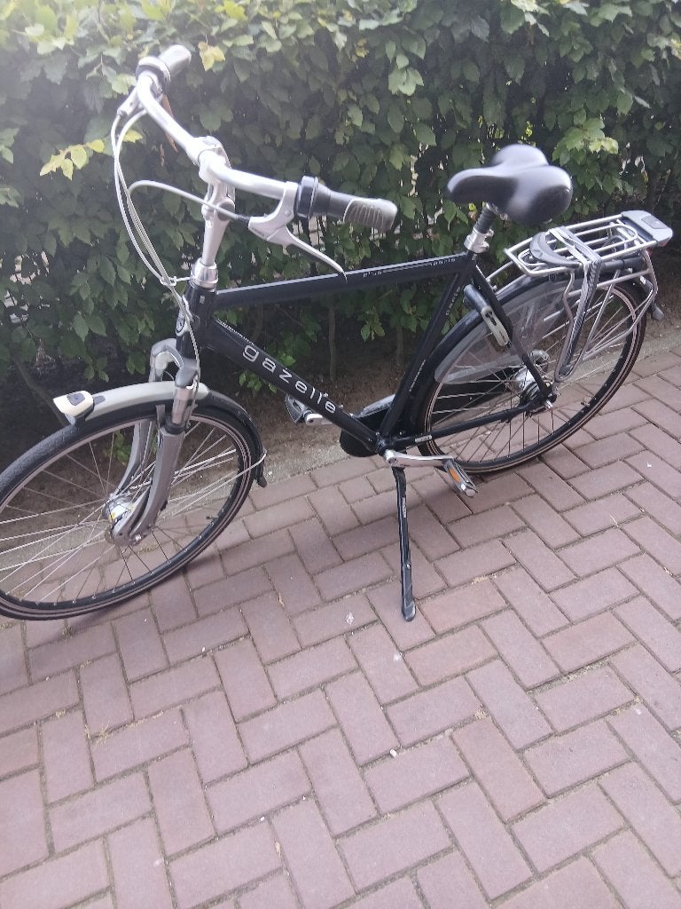 Gazelle ParisPlus H57 N7 zwart, Fietsen en Brommers, Fietsen | Heren | Herenfietsen, Ophalen, Versnellingen, Zo goed als nieuw