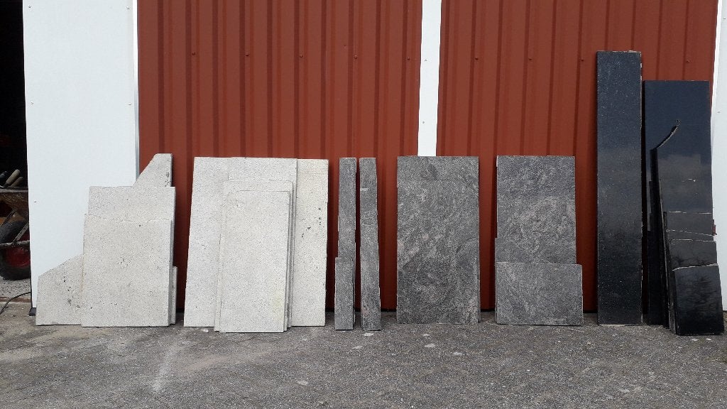 Natuursteen tegels, Ophalen, Gebruikt, Overige typen, Minder dan 20 cm
