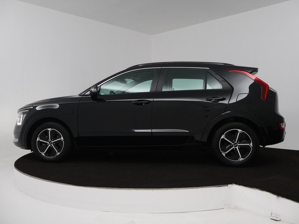 Kia Niro 1.6 GDi PHEV DynamicPlusLine Limited Stoel en stuur, Auto's, Kia, 12 maanden, Gebruikt, Leder en Stof, Zwart