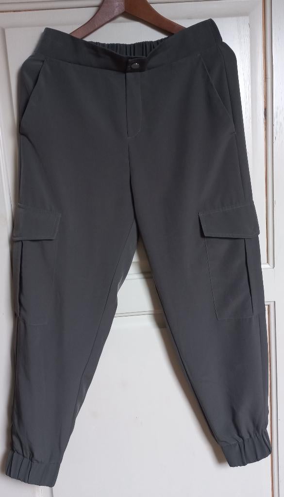 Zara cargo broek M groen travelstof, Maat 38/40 (M), Zara, Nieuw, Ophalen of Verzenden