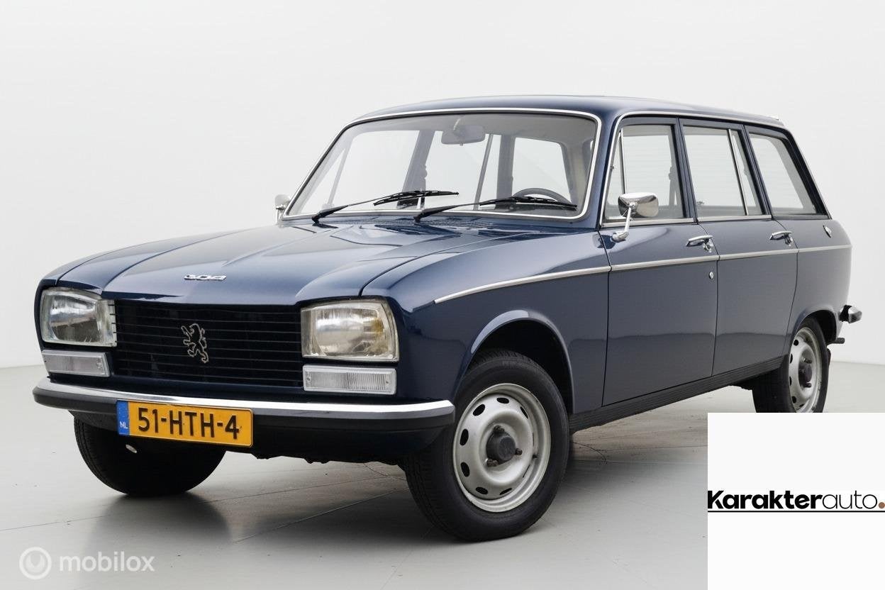 Peugeot 304 1.3 GL Break | mooie oldtimer in originele staat, Auto's, Blauw, Handgeschakeld, Radio, Blauw