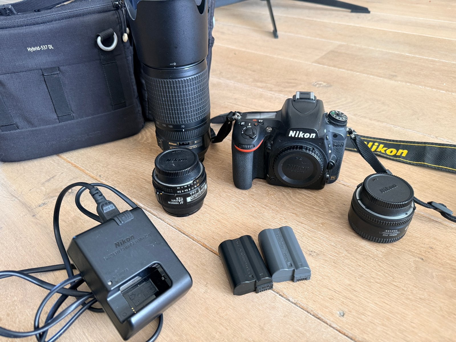 Nikon D750 full-frame camera + 3 Nikkor lenzen & cameratas, Ophalen of Verzenden, Zo goed als nieuw, Nikon, 8 keer of meer