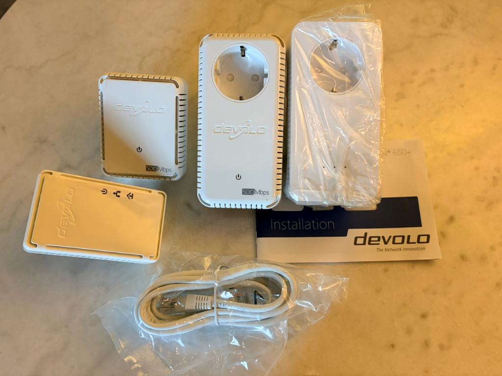 Devolo Netwerk Adapters (D-LAN) 4x, Ophalen of Verzenden, Gebruikt