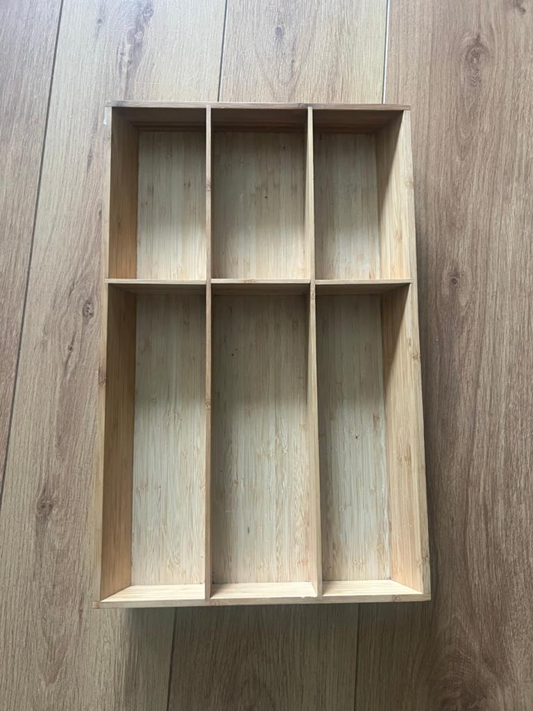 Bamboe bestekbak - Keukenlade organizer, Ophalen, Hout, Overige typen, Gebruikt