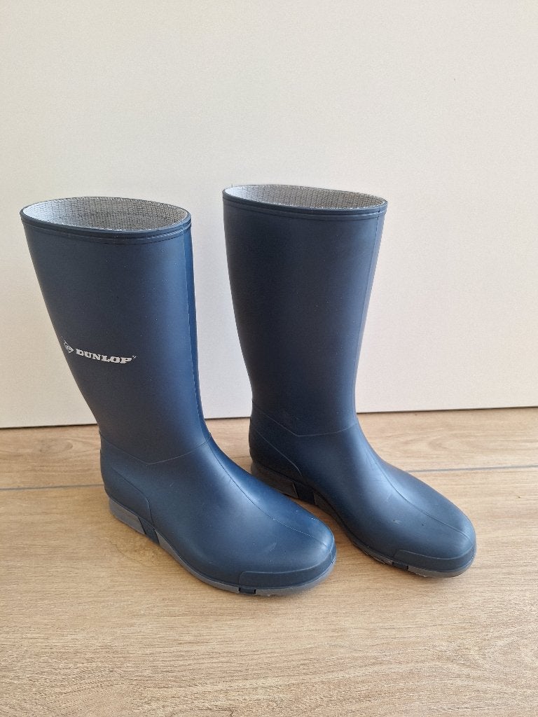 Regenlaarzen - Dunlop - maat 35, Gebruikt, Jongen of Meisje, Ophalen of Verzenden, Laarzen