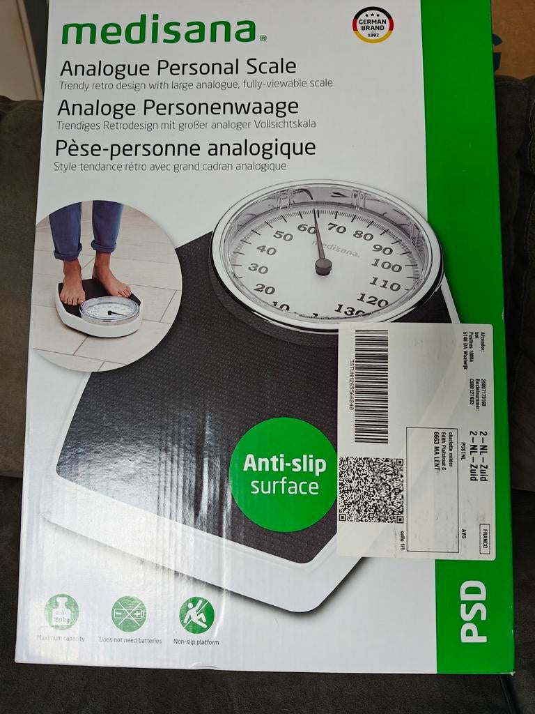 Weegschaal nieuw, Ophalen of Verzenden, Nieuw, Personenweegschaal, 100 kg of meer