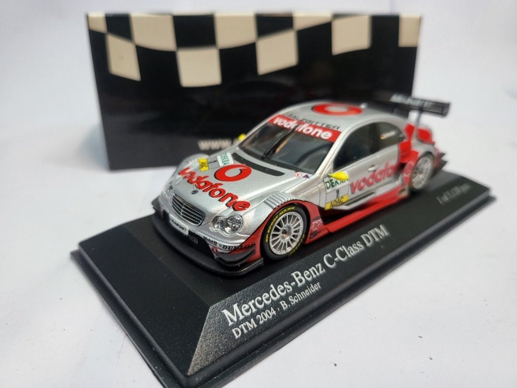 Minichamps Mercedes C-Class DTM 2004 Bernd Schneider #1, Auto, MiniChamps, Nieuw, ?