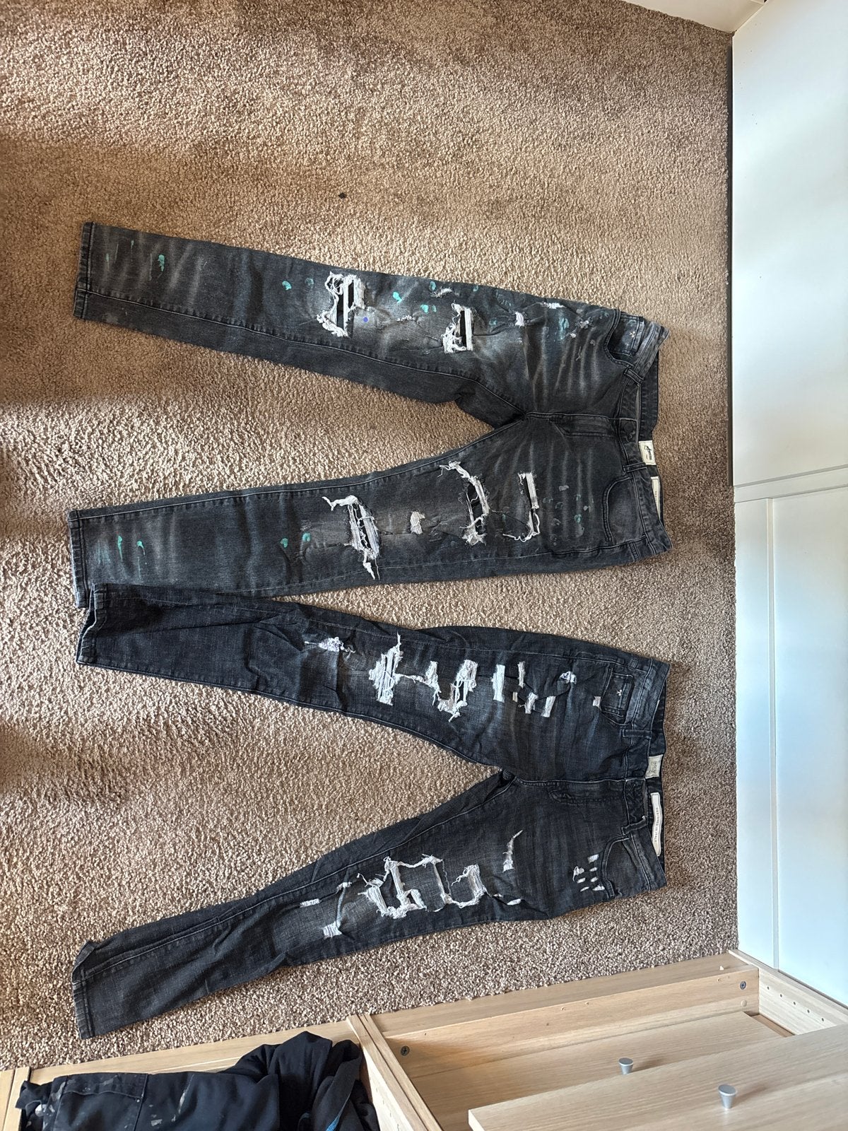 2 Amicci Jeans Maat 34 - Goede Staat, Kleding | Heren, Spijkerbroeken en Jeans, Ophalen of Verzenden, Gedragen, Zwart, W33 - W34 (confectie 48/50)
