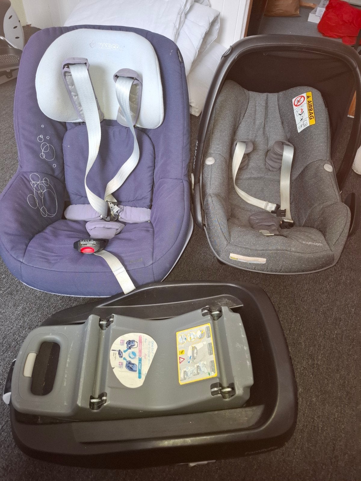 Maxicosi, autostoel en Isofix, Kinderen en Baby's, Autostoeltjes, Ophalen of Verzenden, Zo goed als nieuw, Maxi-Cosi, Isofix