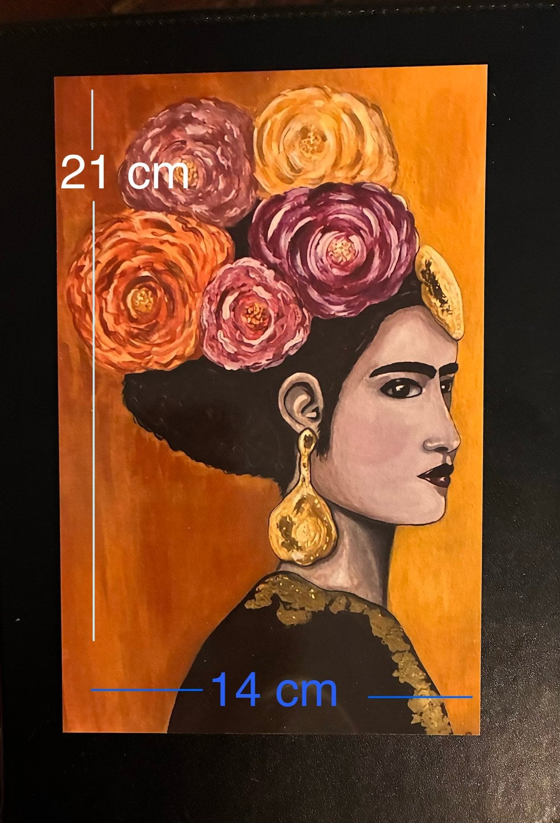 5x grote kaart met afbeelding Frida Kahlo om te versturen, Verzamelen, Verzenden, 1980 tot heden