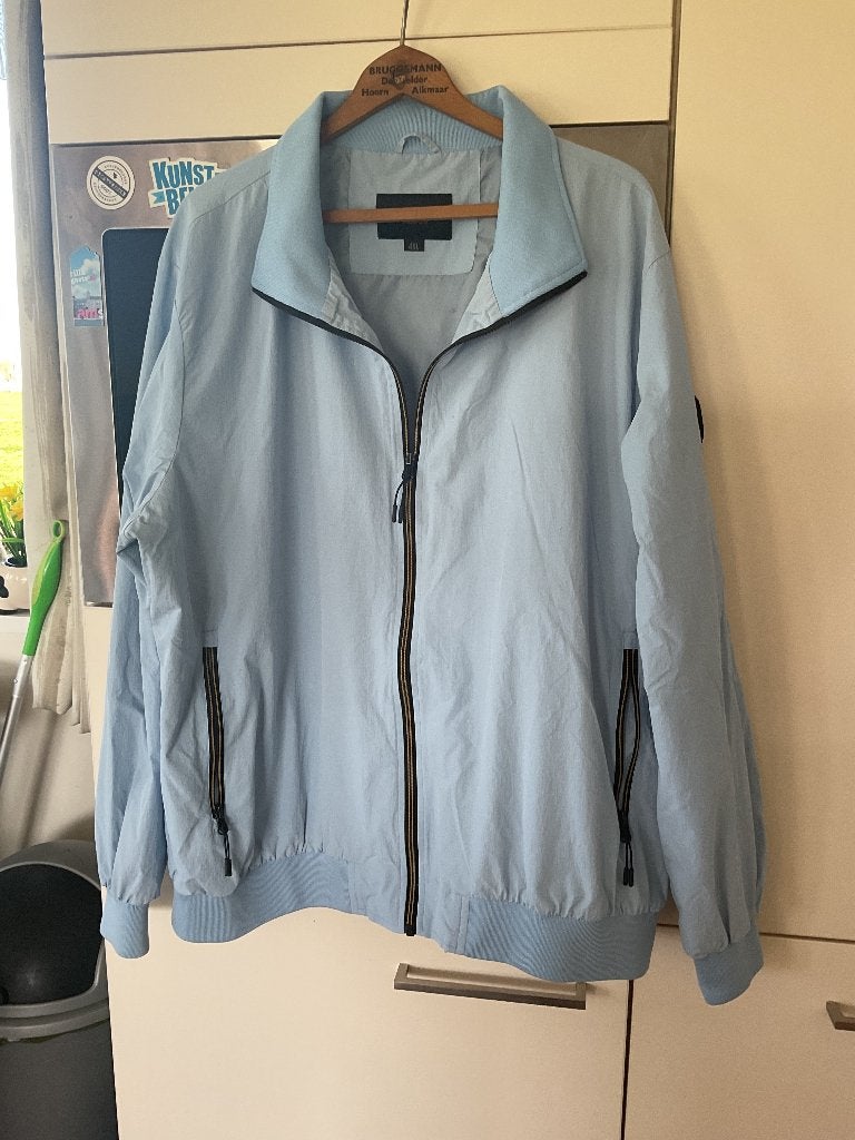 Jack-jas maat 50-52, Kleding | Dames, Grote Maten, Ophalen of Verzenden, Zo goed als nieuw, Blauw, Jas of Mantel