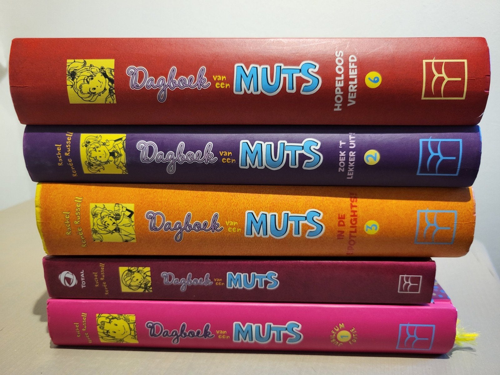 Groot pakket Dagboek van een Muts - 5 Boeken - ZGAN, Ophalen of Verzenden, Zo goed als nieuw