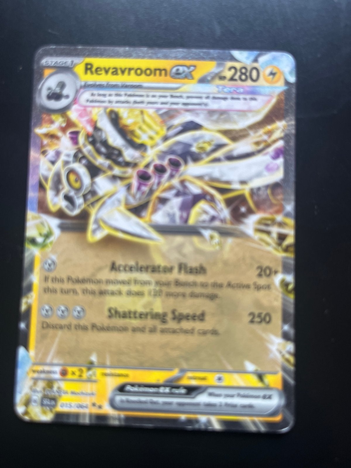 Revavroom ex Pokémon kaart - Zo goed als nieuw, Ophalen of Verzenden, Zo goed als nieuw, Losse kaart