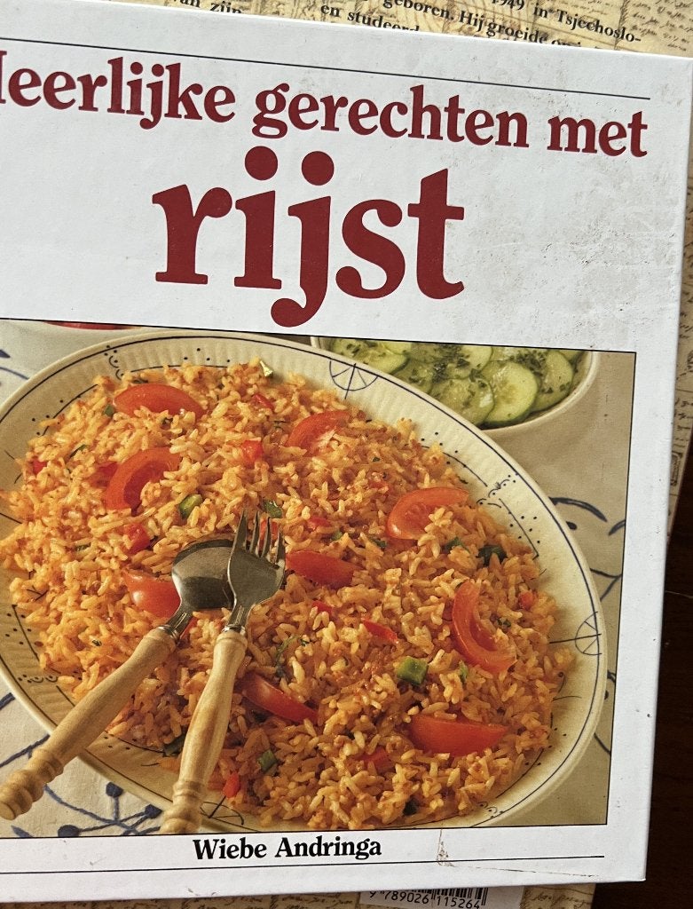 Heerlijke gerechten met Rijst Wiebe Andringa, Wiebe Andringa, Ophalen of Verzenden, Zo goed als nieuw, Hoofdgerechten