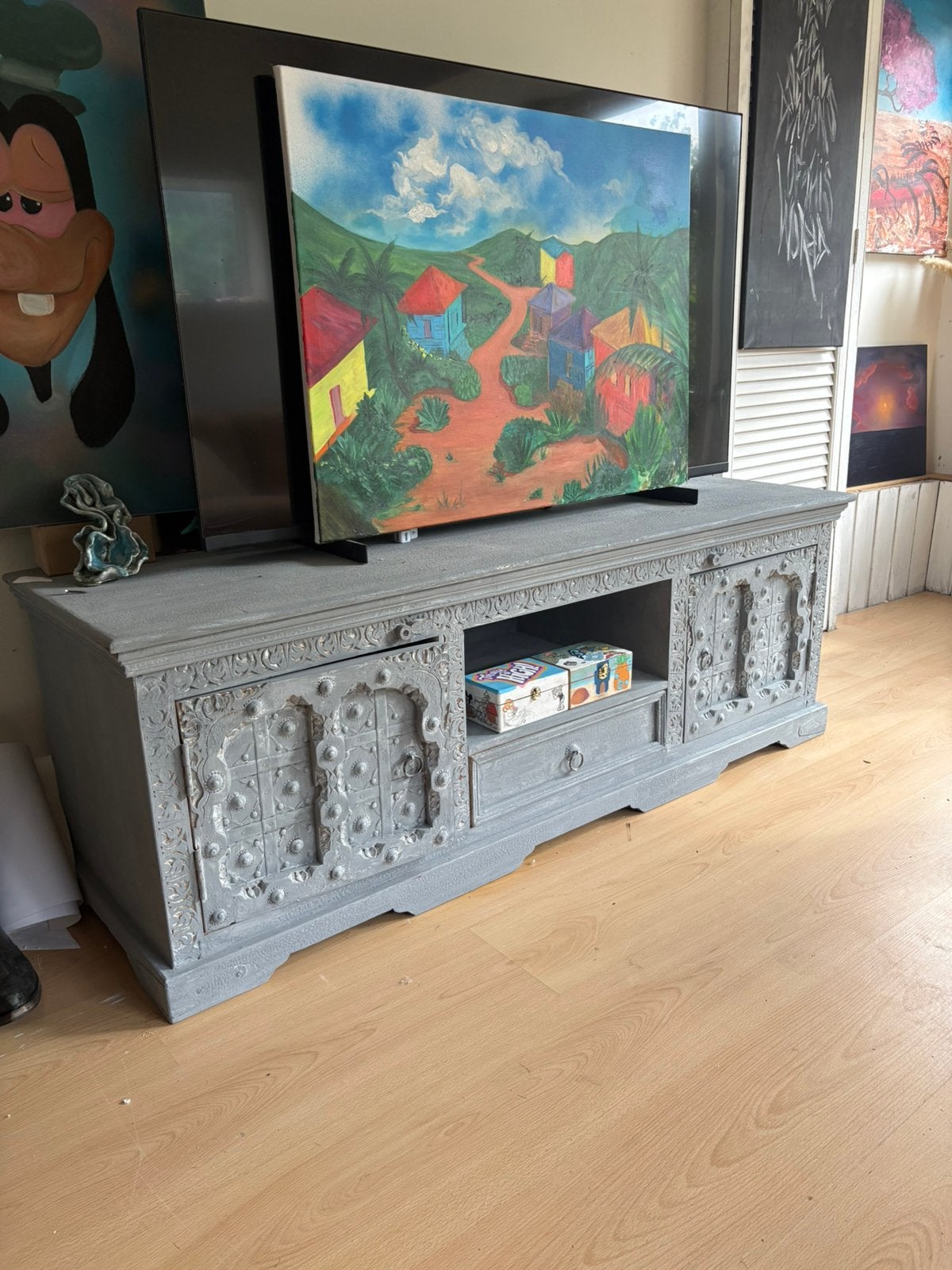 Tv meubel, Huis en Inrichting, Ophalen of Verzenden, Zo goed als nieuw, 25 tot 50 cm
