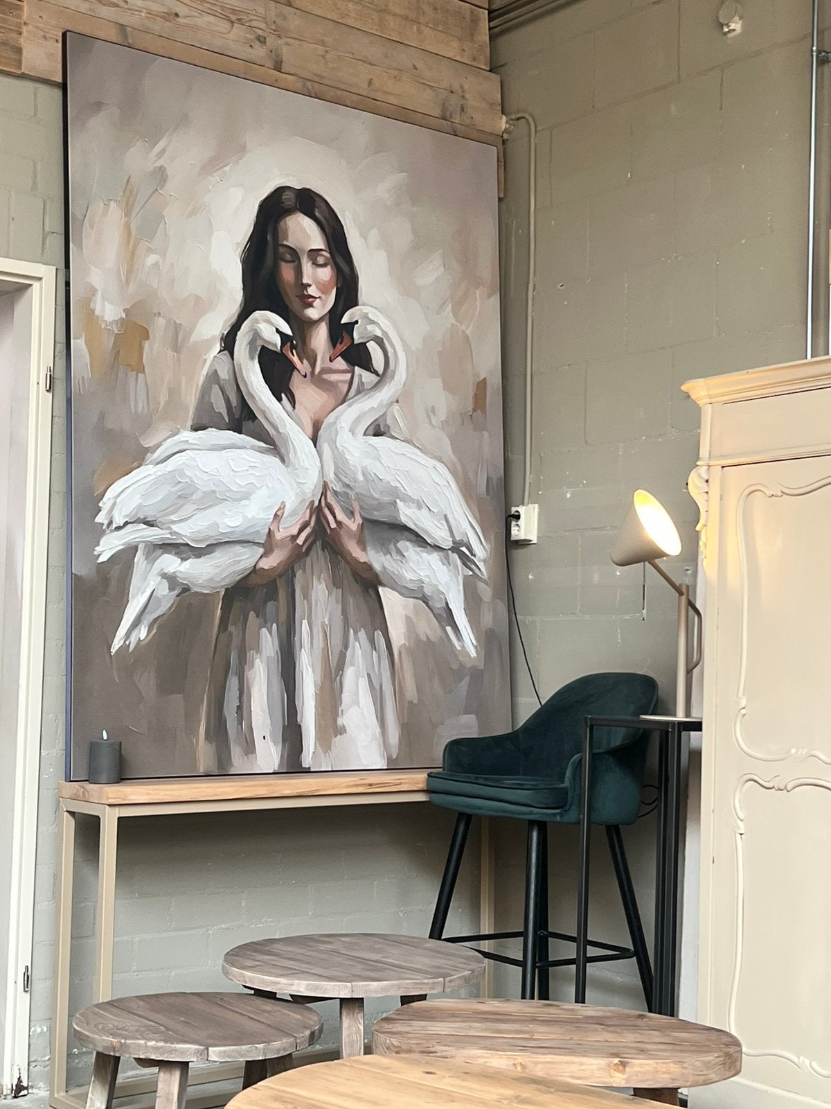 Wanddoeken urban cotton, Ophalen, Nieuw, 125 cm of meer, Schilderij