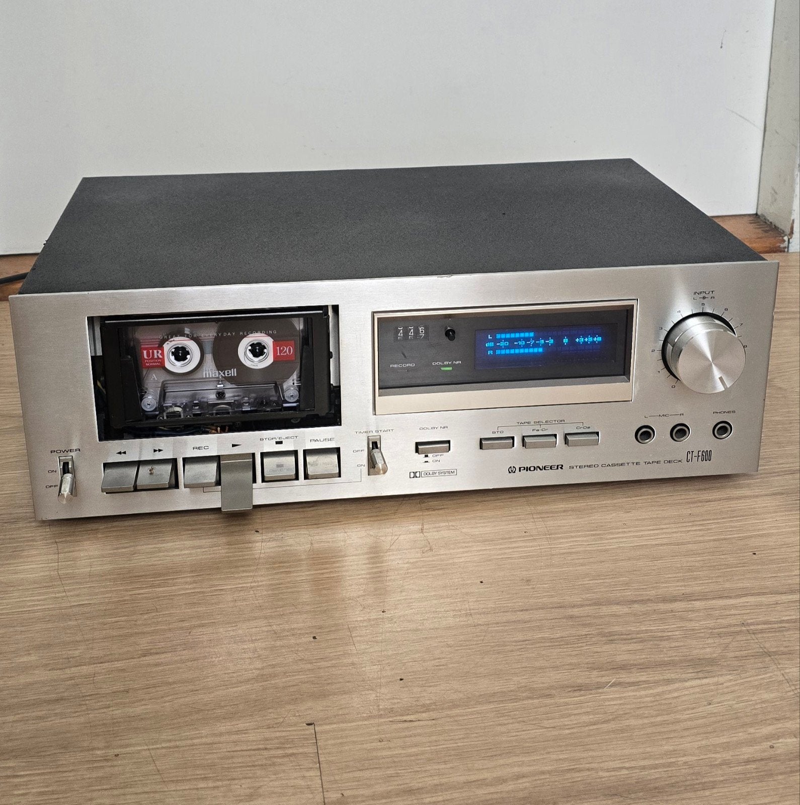 Pioneer CT-F600 Cassettedeck - Vintage Hifi, Ophalen of Verzenden, Enkel, Overige merken, Tiptoetsen