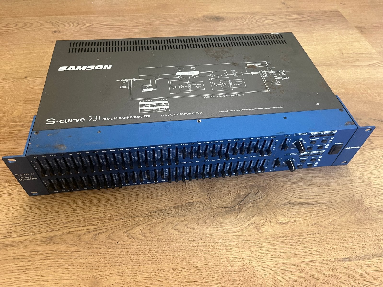 Samson S-Curve 231 Dual 31 Band Equalizer, Ophalen of Verzenden, Gebruikt