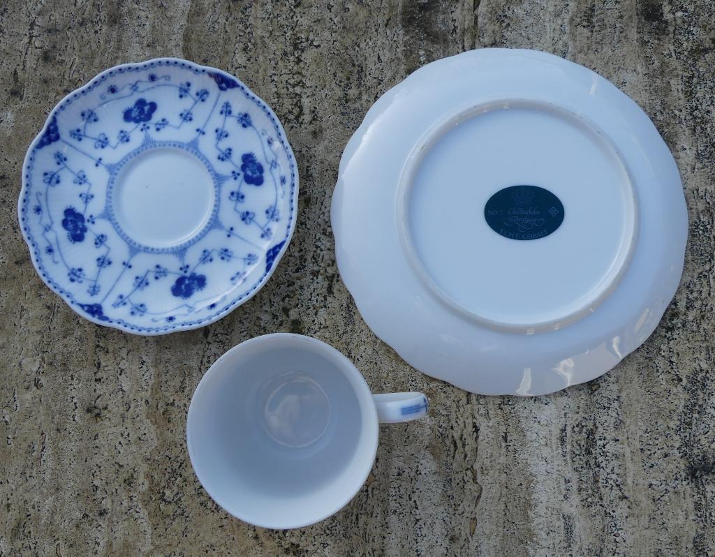 Christine Holm Echt Cobalt : Kop en Schotel met Dessert Bord, Nieuw, Ophalen of Verzenden, Wedgwood, Kop(pen) en/of Schotel(s)