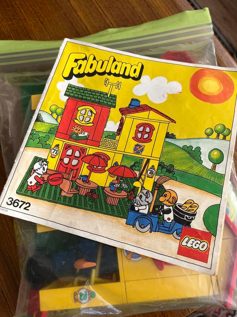 LEGO Fabuland Set 3672: Compleet Huis met Figuren, Gebruikt, Overige thema's, Lego, Ophalen of Verzenden