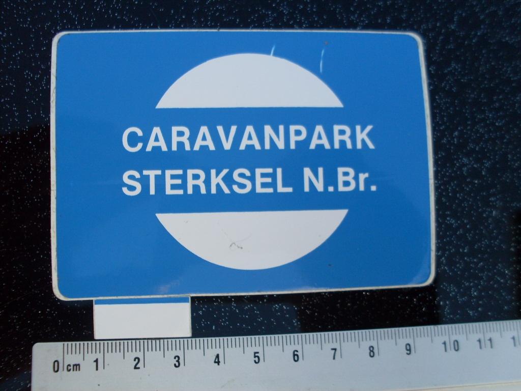 sticker caravan park sterksel noord brabant logo, Verzenden, Zo goed als nieuw, Bedrijf of Vereniging