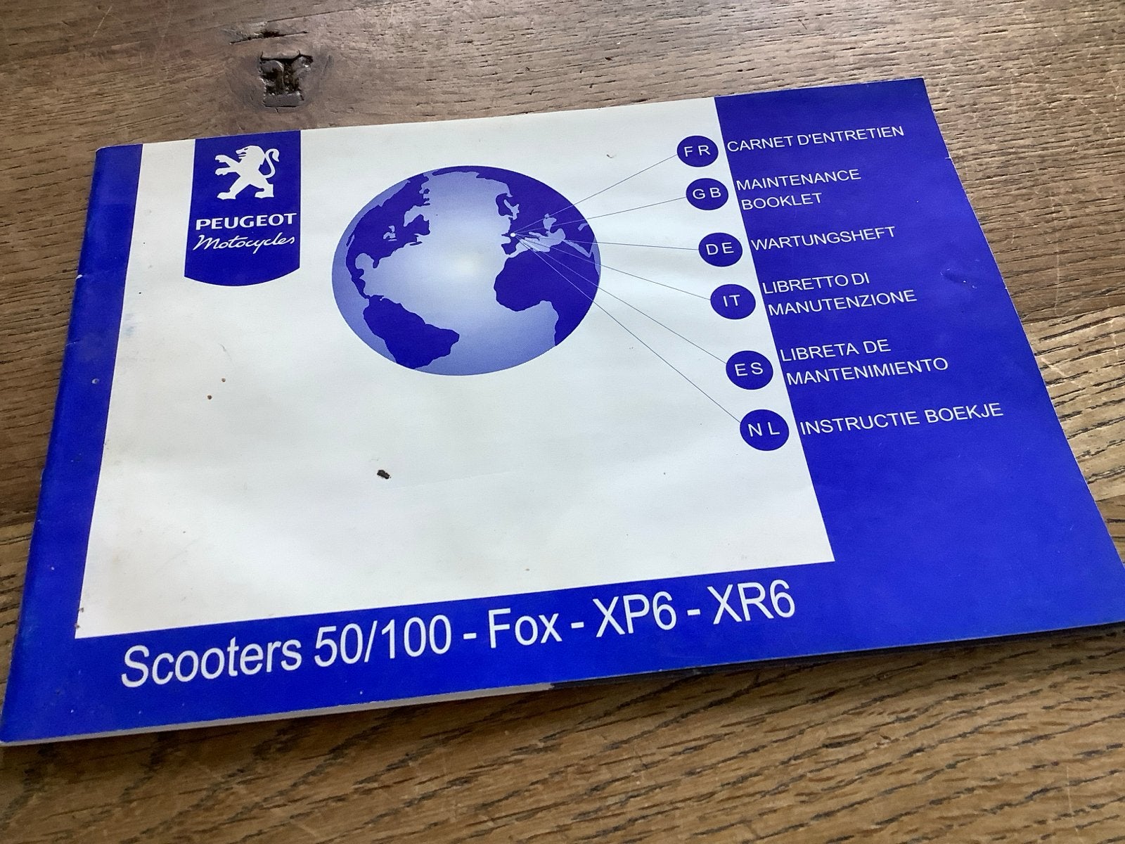 Handleiding Peugeot Scooters 50/100 - Fox - XP6 - XR6. (7), Verzenden