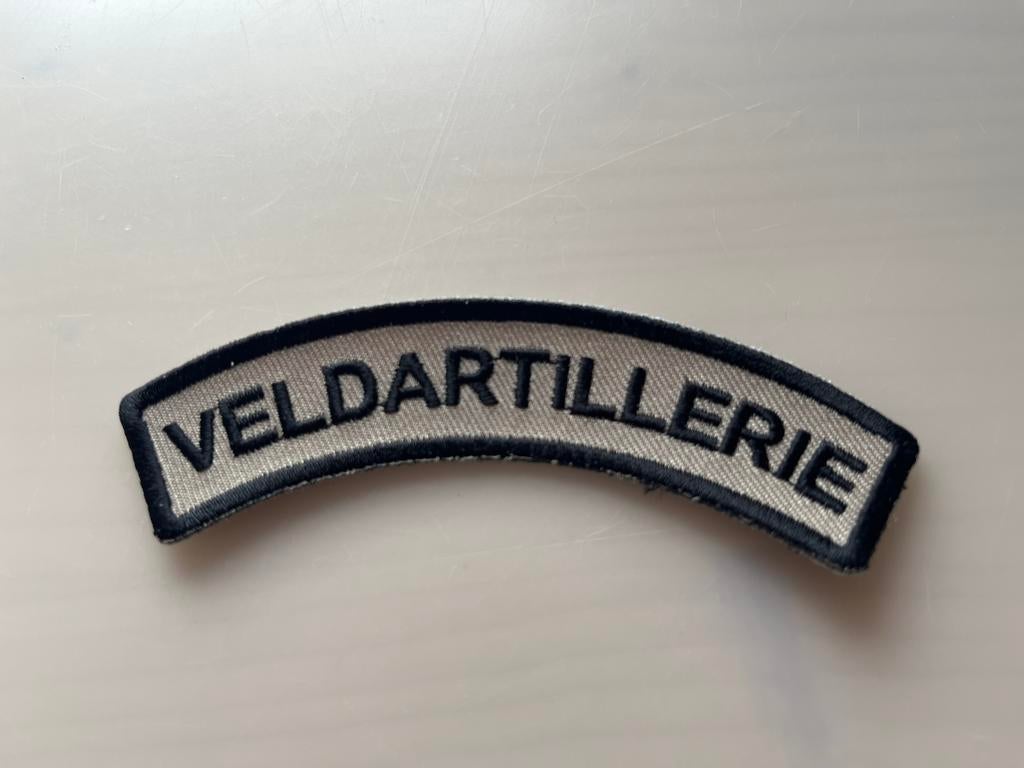 Straatnaam  Veldartillerie (zonder velcro), Verzenden, Landmacht, Nederland, Embleem of Badge