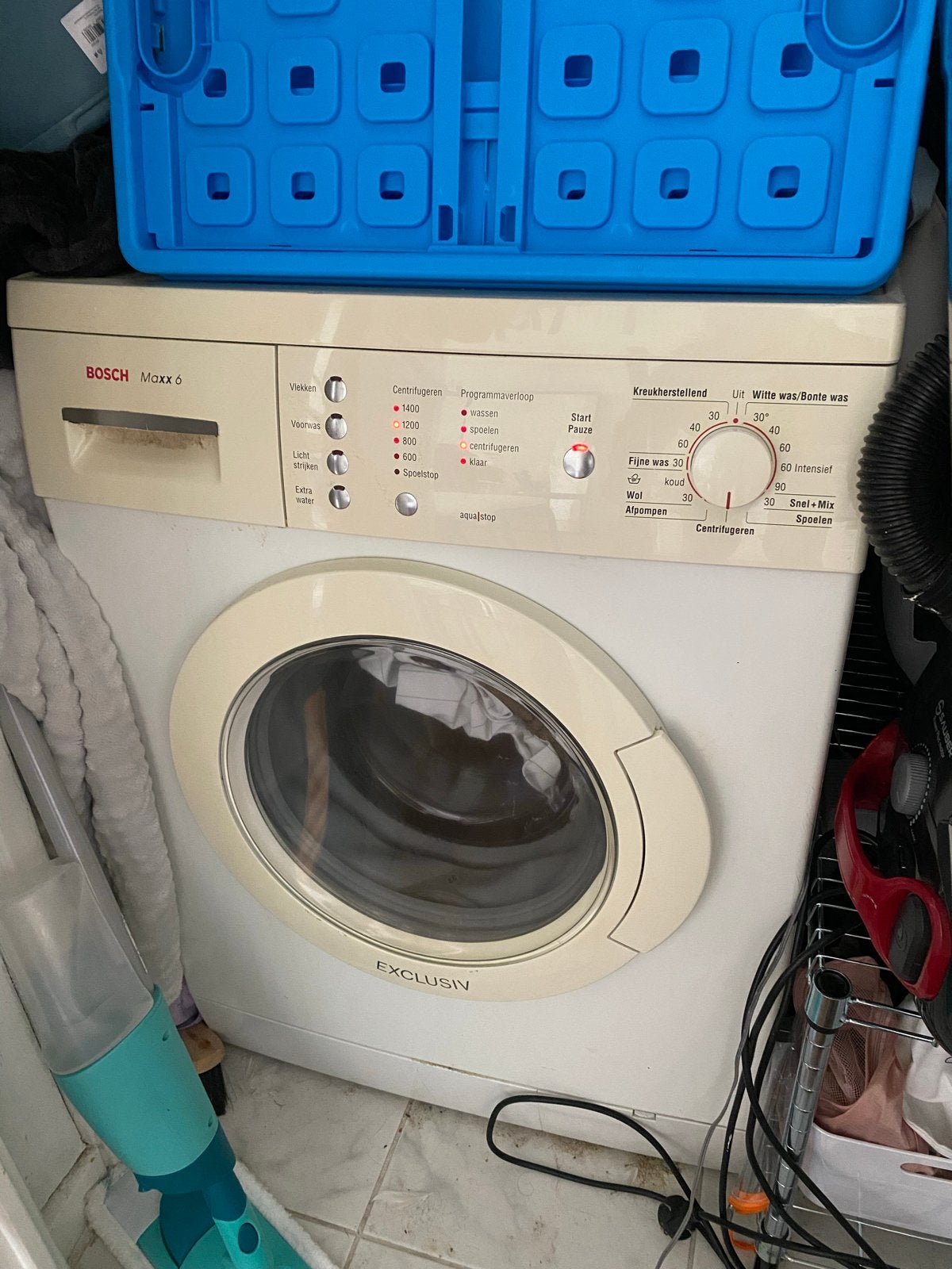 Bosch Maxx 6 "Exclusiv" Wasmachine - Beschikbaar eind juli, Ophalen, Gebruikt, Voorlader, Wolwasprogramma