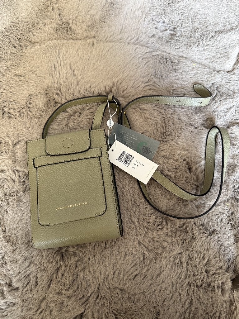 Smaak Amsterdam tas 'Chuck' (sage/groen) *NIEUW*, Ophalen of Verzenden, Nieuw, Groen, Handtas
