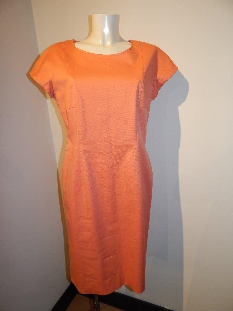 Max Mara weekend mooie koraal kleurige jurk Als Nieuw D44, Verzenden, Oranje, Zo goed als nieuw, Knielengte