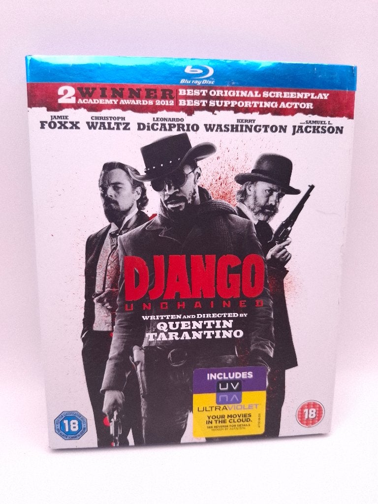 Django Unchained blu-ray, Ophalen of Verzenden, Zo goed als nieuw, Drama